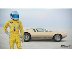 「グランツーリスモ7」とディオールのコラボを発表。特別なデザインのレーシングギアとヴィンテージカー“デ・トマソ・マングスタ”が登場