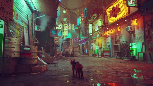画像集#036のサムネイル/「Stray」は,猫が可愛いだけのゲームではない。“猫としてさまよい,人として思考する”感覚,寓話的な世界観と表現が素晴らしいアドベンチャーだ