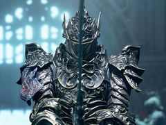 全高は82cm。「Demon’s Souls」の“つらぬきの騎士”がポリストーン製スタチューになって登場