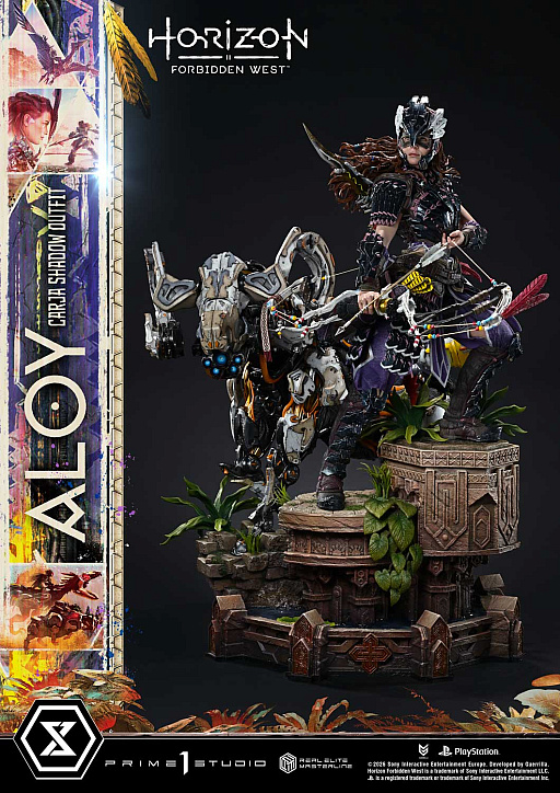 画像ギャラリー No.003のサムネイル画像 / 「Horizon Forbidden West」のアーロイを1/3スケールで立体化。プライム1スタジオ，「アーロイ カージャ・シャドウ DX ボーナス版」を発表
