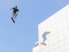 「skate.」クローズドテストのハイライト映像を公開。高層ビルの屋上からランニングプッシュ,自宅のベッドにも頭からダイブ
