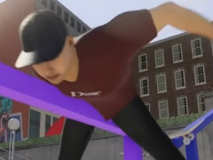「skate.」PVばりのトリックを決めるシーンから,明らかにスケボーしてない場面までたっぷりな新規プレイ映像