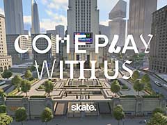 EAのスケートボードゲーム「skate.」で,今秋コンシューマ版のテストを実施