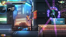 画像集#015のサムネイル/「蒼き雷霆 ガンヴォルト 鎖環」,主人公を切り替えて戦うシステムやボスの情報を公開。5月28日と6月25日には店頭体験会も開催決定