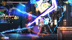 画像集#019のサムネイル/「蒼き雷霆 ガンヴォルト 鎖環」,主人公を切り替えて戦うシステムやボスの情報を公開。5月28日と6月25日には店頭体験会も開催決定