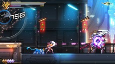 画像集#021のサムネイル/「蒼き雷霆 ガンヴォルト 鎖環」,主人公を切り替えて戦うシステムやボスの情報を公開。5月28日と6月25日には店頭体験会も開催決定