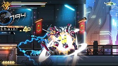 画像集#022のサムネイル/「蒼き雷霆 ガンヴォルト 鎖環」,主人公を切り替えて戦うシステムやボスの情報を公開。5月28日と6月25日には店頭体験会も開催決定