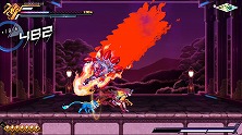 画像集#054のサムネイル/「蒼き雷霆 ガンヴォルト 鎖環」,主人公を切り替えて戦うシステムやボスの情報を公開。5月28日と6月25日には店頭体験会も開催決定