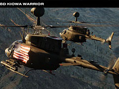 「DCS World」,機体モジュール「OH-58D Kiowa Warrior」を正式リリース。ローター上に装備した独特のMMSが特徴の偵察・軽攻撃ヘリ
