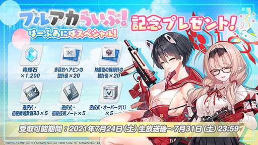 画像集#033のサムネイル/「ブルアカ」,東京マルイとのプロジェクト“アルの銃”をバーチャルマーケット6に出展。水着イベントやアップデート情報も発表された生放送をレポート