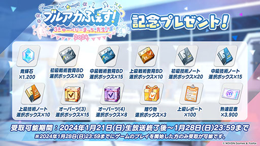 画像集 No.057のサムネイル画像 / 「ブルアカ」にアコ(ドレス),マコト,ヒナ(ドレス)ら限定生徒が1月24日より順次登場。イブキを獲得できる新イベントも開始