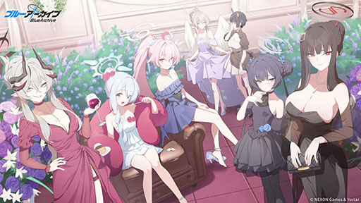 画像ギャラリー No.033のサムネイル画像 / 「ブルアカ」にドレス姿のツクヨ，ミチルが参戦。12月24日にスタートするゲーム内イベントは忍術研究部にフォーカスした物語を楽しめる