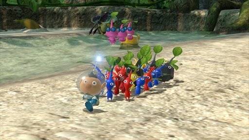 画像集#005のサムネイル/Switch用ソフト「ピクミン3 デラックス」の発売前に小さく不思議な生き物・ピクミンの働きぶりをおさらい