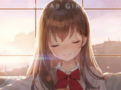 音楽で幸せを届ける「ギター少女」が配信開始。恥ずかしがり屋の女の子が,勇気を出して動画配信
