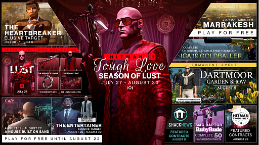 画像集#002のサムネイル/「HITMAN 3」の最新DLC“7つの大罪Act 4: 色欲”の配信がスタート。8月8日まで，新マップ「マラケシュ」が無料公開