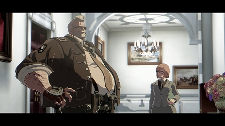 画像集#012のサムネイル/「GUILTY GEAR -STRIVE-」のストーリーモードに焦点を当てた最新トレイラーが公開。新キャラのジオヴァーナ，名残雪の戦闘シーンなどを収録