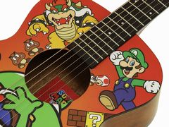 「スーパーマリオ」とパルコのコラボアイテムに,イシバシ楽器のミニアコースティックギターが登場