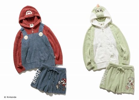 画像集#004のサムネイル/「スーパーマリオ」をデザインに取り入れたルームウェアコレクションがgelato piqueから発売決定。9月13日12:00に先行販売を実施