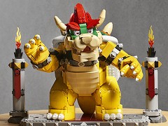 大人向け「レゴ スーパーマリオ 大魔王クッパ」10月1日に発売へ。2807ピースで細部まで再現され,炎の球の発射機能や頭部を動かすボタンを備える