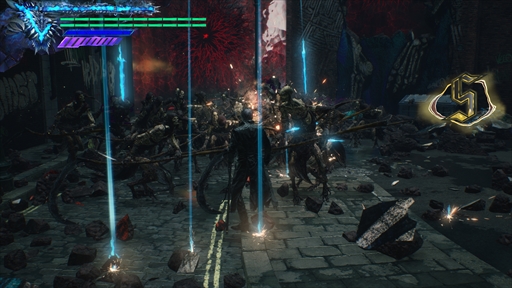 画像集#035のサムネイル/PS5「デビル メイ クライ 5 スペシャルエディション」先行プレイレポート。グラフィックスの進化や新規要素の追加で戦いはよりスタイリッシュに