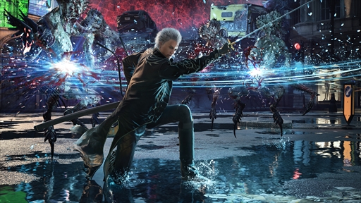 画像集#042のサムネイル/PS5「デビル メイ クライ 5 スペシャルエディション」先行プレイレポート。グラフィックスの進化や新規要素の追加で戦いはよりスタイリッシュに