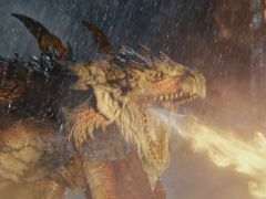 映画「モンスターハンター」の本編映像が公開。火竜や空の王者とも呼ばれている“リオレウス”との戦いが確認できる