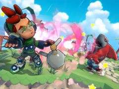 「どうぶつ大乱島」のNintendo Switch版が10月22日に発売決定。動物達がエアバスターを使って叩き落とし合うワンパンバトロワゲーム