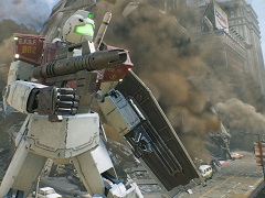 「機動戦士ガンダム 戦場の絆II」試遊レポート&プロデューサーインタビュー。開放型の新筐体で,MSによる迫力のバトルが展開