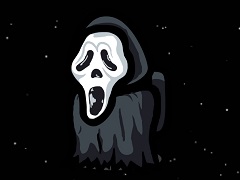 「Among Us」と映画“スクリーム”がコラボ。ゴーストフェイスの衣装がスキンとして実装決定