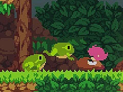 Switch用ソフト「フェノトピア」が本日配信。少女ゲイルが突然消えてしまった村人たちの謎を追うために冒険する2DアクションADV