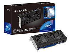 クロックアップ仕様で税込3万円前後のArc A580搭載カードが玄人志向から発売に