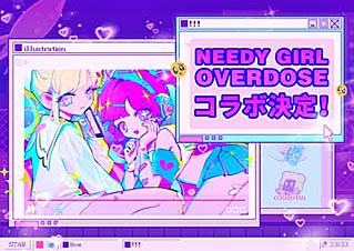 画像集#001のサムネイル/「NEEDY GIRL OVERDOSE」，世界累計販売本数10万本を達成。記念のLINEスタンプ制作と絵文字の配布が決定に