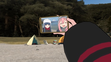 画像集#007のサムネイル/「ゆるキャン△ VIRTUAL CAMP 〜本栖湖編〜」が本日リリース。続編「麓キャンプ場編」のメインビジュアルが公開に