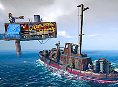 海しかなくなった世界でサバイバルを繰り広げる「Age of Water」。アーリーアクセス版の発売は4月18日で,PS5版とXbox Series X|S版も同時リリース