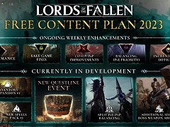 「ロード オブ ザ フォールン」のロードマップが公開に。2023年末までに2回の大型アップデートを実施し,新武器や12の新呪文などを実装