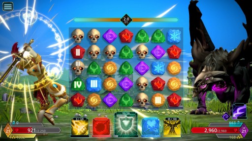 画像集#002のサムネイル/「PUZZLE QUEST 3」の配信日が3月2日に決定。5つのヒーロークラスを紹介するゲームプレイトレイラーが公開に