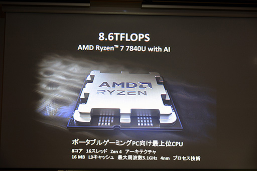 画像集 No.006のサムネイル画像 / 重さ約580gの携帯型ゲームPC「ONEXFLY」が2023年秋に国内発売。Ryzen 7 7840U搭載で性能面では「ROG ALLY」を上回るか