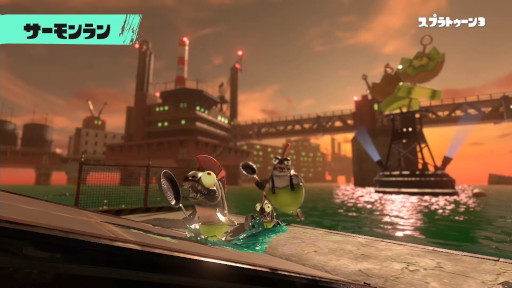 画像集#022のサムネイル/「スプラトゥーン3」の紹介映像が公開に。本作に登場するステージやブキ，“バンカラ街”の各施設をプレイ映像とともに確認できる