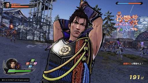 画像集#006のサムネイル/「戦国無双5」プレイレポート。17年めにして“新生”した人気シリーズは，より味わい深い物語と爽快なバトルが楽しめる
