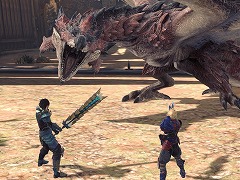 「FINAL FANTASY VII EVER CRISIS」×「モンスターハンター」コラボを5月31日11:00に開始。ディノバルドやジンオウガ装備が登場