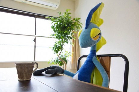 画像集#003のサムネイル/約120センチのビッグサイズ。「ポケモンぬいぐるみ エージェントポケモン!インテレオン」の予約受付が本日スタート