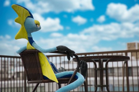 画像集#004のサムネイル/約120センチのビッグサイズ。「ポケモンぬいぐるみ エージェントポケモン!インテレオン」の予約受付が本日スタート