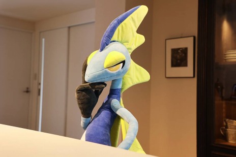 画像集#005のサムネイル/約120センチのビッグサイズ。「ポケモンぬいぐるみ エージェントポケモン!インテレオン」の予約受付が本日スタート