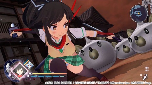 画像集#005のサムネイル/「閃乱忍忍忍者大戦ネプテューヌ」，ゲーム紹介番組“ねぷねぷ忍者TV”第2弾が本日公開