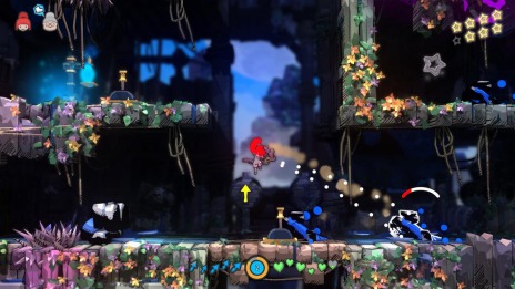 画像集#011のサムネイル/新作アクション「ダークウォーター スライム・インベーダー」がSwitch向けに本日配信。少女とおばあさんの活躍を描いた幻想的な物語