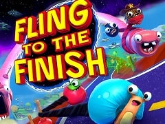 「Fling to the Finish」のアーリーアクセス版が8月23日にリリース。ゴムロープでつながれた2人のキャラクターが協力する障害物レース