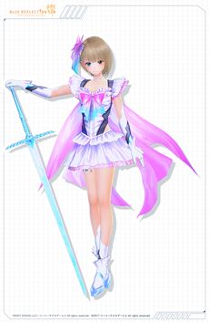 画像集 No.006のサムネイル画像 / 「BLUE REFLECTION SUN/燦」で「BLUE REFLECTION 幻に舞う少女の剣」とのタイアップイベントが本日開始。主人公・白井日菜子も登場