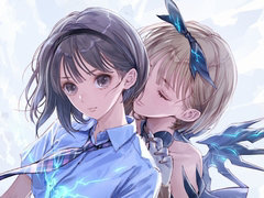 「BLUE REFLECTION TIE/帝」のパッケージイラストが公開。新キャラ“春日詩帆”や学校の外に現れた不可思議な場所の情報も紹介