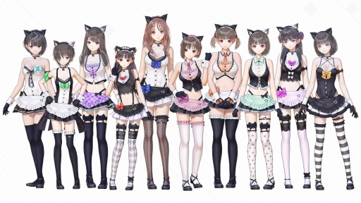 画像集#002のサムネイル/「BLUE REFLECTION TIE/帝」可愛い猫耳姿が楽しめる新コスチューム,新マップが手に入るDLC第1弾が配信。フォトモードのアップデートも