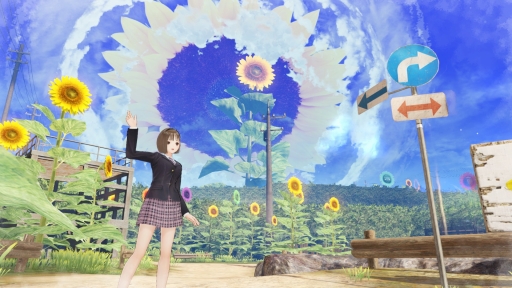 画像集#008のサムネイル/「BLUE REFLECTION TIE/帝」可愛い猫耳姿が楽しめる新コスチューム,新マップが手に入るDLC第1弾が配信。フォトモードのアップデートも
